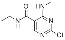 2-Chloro-N-ethyl-4-(methylamino)pyrimidine-5-carboxamide molecular structure