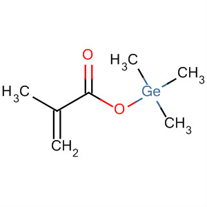 Germane, trimethyl[(2-methyl-1-oxo-2-propenyl)oxy]- molecular structure