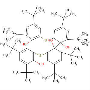 Phenol, 2,2'-trithiobis[4,6-bis(1,1-dimethylethyl)- molecular structure