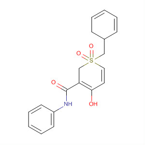 2H-1-Benzothiopyran-3-carboxamide, 4-hydroxy-N-phenyl-, 1,1-dioxide molecular structure