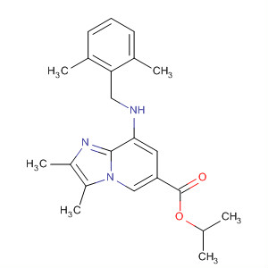 Imidazo[1,2-a]pyridine-6-carboxylic acid,8-[[(2,6-dimethylphenyl)methyl]amino]-2,3-dimethyl-, 1-methylethyl ester