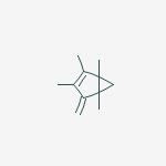 1,2,3,5-tetramethyl-4-methylidenebicyclo[3.1.0]hex-2-ene molecular structure