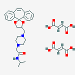 4'-(4-(ISOPROPYLCARBAMOYLMETHYL)PIPERAZINYL)METHYLSPIRO(5H-DIBENZO(A,D)CYCLOHEPTENE- 5,2'-(1',3')DIOXOLANE) DIMALEATE