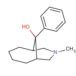 8-Azabicyclo[4.3.1]decan-10-ol, 8-methyl-10-phenyl- molecular structure