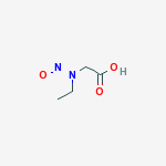 [ethyl(nitroso)amino]acetic acid molecular structure