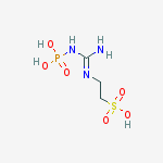 taurocyaminphosphate molecular structure