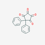 5,5-diphenylcyclopentane-1,2,3,4-tetrone molecular structure