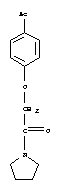 4-[(1-Pyrrolidinyl)carbonylmethoxy]acetophenone molecular structure