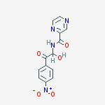 N-[1-hydroxy-2-(4-nitrophenyl)-2-oxoethyl]pyrazine-2-carboxamide