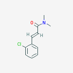 (2E)-3-(2-chlorophenyl)-N,N-dimethylprop-2-enamide molecular structure