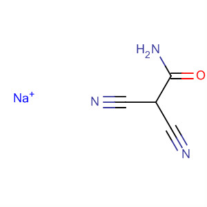 Acetamide, 2,2-dicyano-, monosodium salt molecular structure