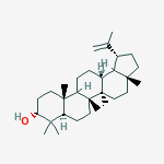 3ALPHA-LUP-20(29)-EN-3-OL molecular structure