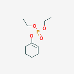 PHOSPHORIC ACID 1-CYCLOHEXEN-1-YL DIETHYL ESTER molecular structure