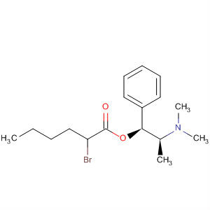 Hexanoic acid, 2-bromo-, (1S,2S)-2-(dimethylamino)-1-phenylpropylester