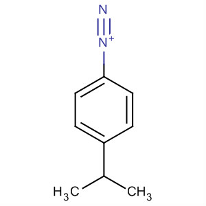 Benzenediazonium, 4-(1-methylethyl)- molecular structure