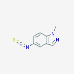 5-isothiocyanato-1-methyl-1H-indazole molecular structure