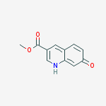3-Quinolinecarboxylic acid, 7-hydroxy-, methyl ester molecular structure
