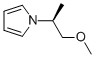 1H-PYRROLE,1-[(1S)-2-METHOXY-1-METHYLETHYL]- molecular structure