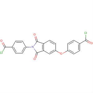 Benzoyl chloride,4-[5-[4-(chlorocarbonyl)phenoxy]-1,3-dihydro-1,3-dioxo-2H-isoindol-2-yl]- molecular structure
