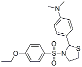 THIAZOLIDINE,2-[4-(DIMETHYLAMINO)PHENYL]-3-[(4-ETHOXYPHENYL)SULFONYL]-