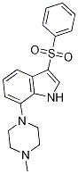 1H-Indole, 7-(4-methyl-1-piperazinyl)-3-(phenylsulfonyl)-