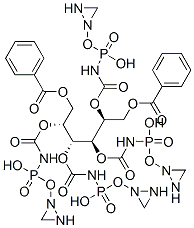 [(2R,3R,4R,5S)-6-benzoyloxy-2,3,4,5-tetrakis(diaziridin-1-ylphosphoryl carbamoyloxy)hexyl] benzoate