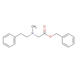 Glycine, N-methyl-N-(2-phenylethyl)-, phenylmethyl ester molecular structure