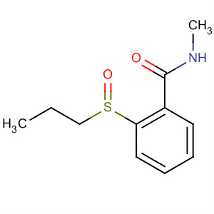 Benzamide, N-methyl-2-(propylsulfinyl)- molecular structure
