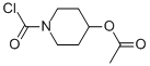 1-Piperidinecarbonyl chloride, 4-(acetyloxy)- molecular structure