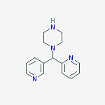 1-[pyridin-2-yl(pyridin-3-yl)methyl]piperazine