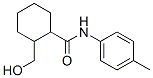 CYCLOHEXANECARBOXAMIDE,2-(HYDROXYMETHYL)-N-(4-METHYLPHENYL)- molecular structure