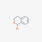 1H-2-Benzopyran, 1-bromo-3,4-dihydro- molecular structure