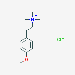 2-(4-methoxyphenyl)ethyl-trimethylazanium;chloride
