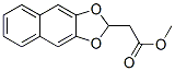 2-Methylnaphtho[2,3-d]-1,3-dioxole-2-acetic acid molecular structure