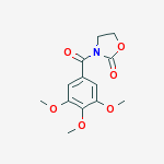 3-[(3,4,5-trimethoxyphenyl)carbonyl]-1,3-oxazolidin-2-one