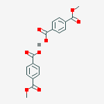 1,4-Benzenedicarboxylic acid, 1-methyl ester, cobalt(2+) salt (2:1) molecular structure