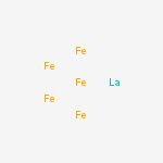 Iron, compd. with lanthanum (5:1) molecular structure