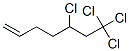 5,7,7,7-Tetrachloro-1-heptene molecular structure