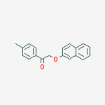Ethanone, 1-(4-methylphenyl)-2-(2-naphthalenyloxy)- molecular structure