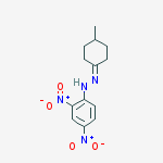 4-Methylcyclohexanone 2,4-dinitrophenylhydrazone molecular structure