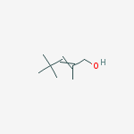 2-Penten-1-ol, 2,4,4-trimethyl-, (E)- molecular structure