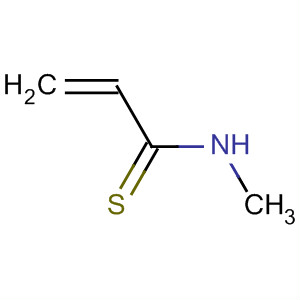 2-Propenethioamide, N-methyl- molecular structure