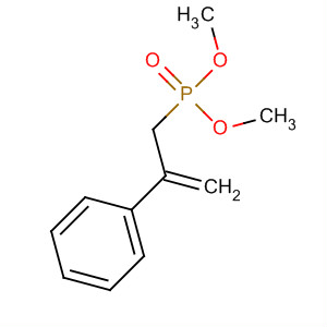 Phosphonic acid, (2-phenyl-2-propenyl)-, dimethyl ester molecular structure