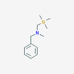 Benzenemethanamine, N-methyl-N-[(trimethylsilyl)methyl]- molecular structure