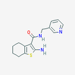 2-Amino-N-(pyridin-3-ylmethyl)-4,5,6,7-tetrahydro-1-benzothiophene-3-carboxamide