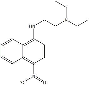 N,N-Diethyl-N`-(4-nitro-1-naphthyl)ethylenediaMine molecular structure