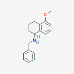 N-benzyl-5-methoxy-1,2,3,4-tetrahydronaphthalen-1-amine molecular structure