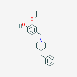 4-[(4-benzylpiperidin-1-yl)methyl]-2-ethoxyphenol