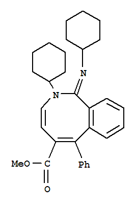 methyl (1E)-2-cyclohexyl-1-(cyclohexylimino)-6-phenyl-1,2-dihydro-2-benzazocine-5-carboxylate