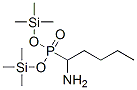 (1-Aminopentyl)phosphonic acid bis(trimethylsilyl) ester molecular structure